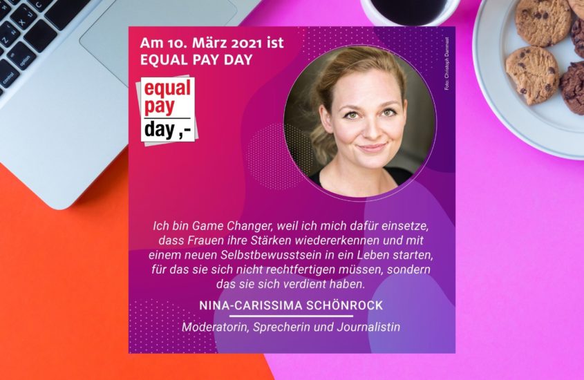 Equal Pay Day 2021: Nina-Carissima Schönrock ist Teil der Kampagne