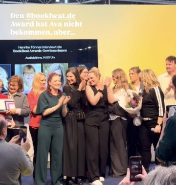 Hörbuchsprecherin des Jahres 2026 bei den BookBeat Awards 2026.